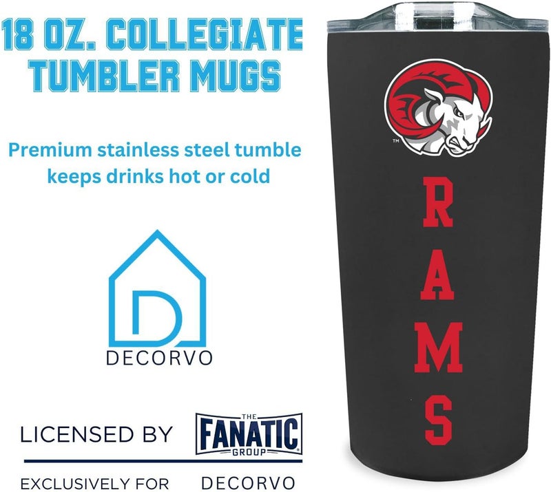 Decorvo Officially Licensed Collegiate Stainless Steel Tumbler - Double Walled Insulated Travel Tumbler with Slide Lid - 18 oz (Winston-Salem) - Image 3
